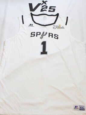 NEW Men's Spurs Victor Wembanyama Wemby NBA Finals Jersey Sz XXL